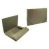 Bismark Carpeta para Proyectos - Medidas 350x230x30mm - Fabricada en Carton - Cierre con Gomas - Color Marron | Ahorro Imprimien