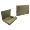 Bismark Carpeta para Proyectos - Medidas 350x230x50mm - Fabricada en Carton - Cierre con Gomas - Color Marron | Ahorro Imprimien