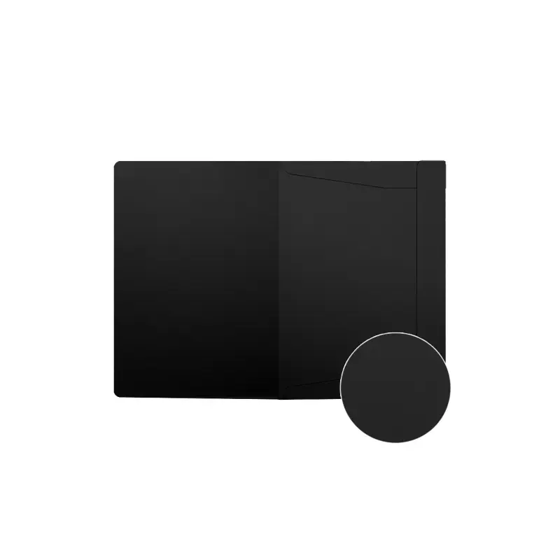 Erichkrause Matt Classic Carpeta Solapas A4 - Fabricada en Polipropileno - Color Negro | Ahorro Imprimiendo