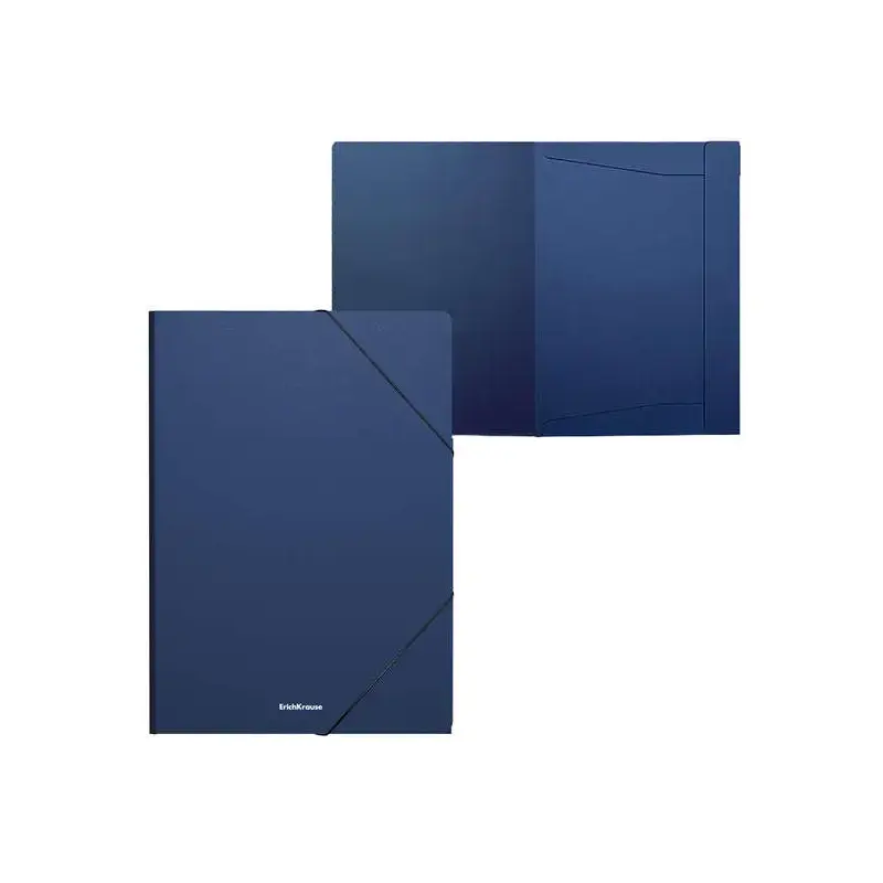 Erichkrause Matt Classic Carpeta Solapas A4 - Fabricada en Polipropileno - Color Azul | Ahorro Imprimiendo