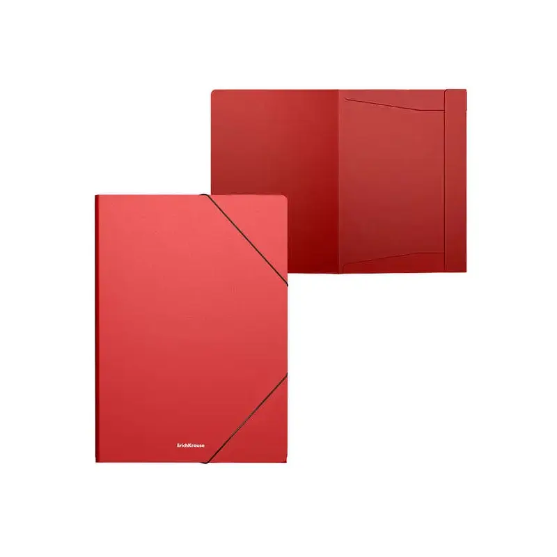 Erichkrause Matt Classic Carpeta Solapas A4 - Fabricada en Polipropileno - Color Rojo | Ahorro Imprimiendo