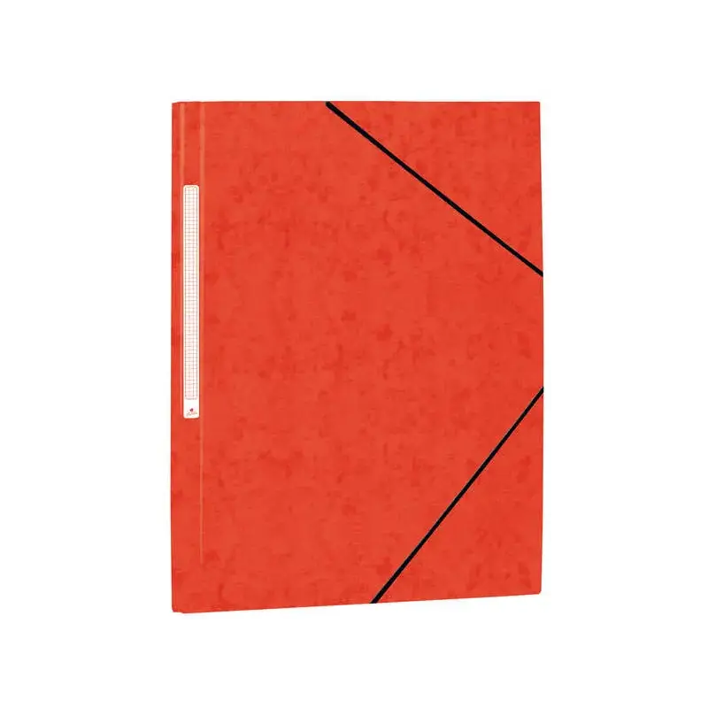 Mariola Carpeta de Carton Simil Prespan con Etiqueta en Lomo Folio 500gr/m2 - Medidas 34x25cm - Cierre con Goma Elastica - Color