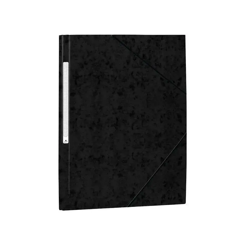 Mariola Carpeta de Carton Simil Prespan con Etiqueta en Lomo Folio 500gr/m2 - Medidas 34x25cm - Cierre con Goma Elastica - Color