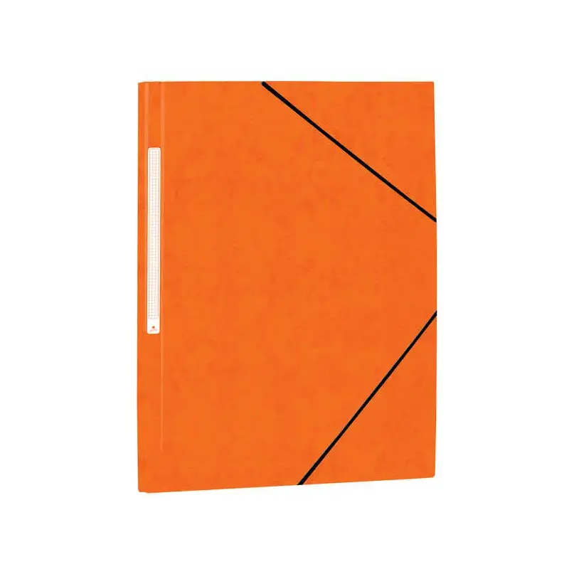 Mariola Carpeta de Carton Simil Prespan con Etiqueta en Lomo Folio 500gr/m2 - Medidas 34x25cm - Cierre con Goma Elastica - Color