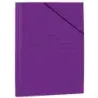 Mariola Carpeta de Carton Plastificado Folio 500gr/m2 - Medidas 34x25cm - Cierre con Goma Elastica - Color Violeta | Ahorro Impr