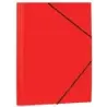 Mariola Carpeta de Polipropileno con Solapas 450 Micras - Formato Folio - Medidas 34x25cm - Cierre con Goma Elastica - Color Roj