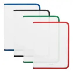 Erichkrause Matt Clear Carpeta con Cremallera A4+ - Material Transparente - Para Organizar y Transportar Documentos - Colores Su