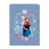 Safta Frozen Carpeta con 3 Solapas - Tapas Duras Forradas - Formato Folio - Cierre con Gomas - Durabilidad y Proteccion - 260x25