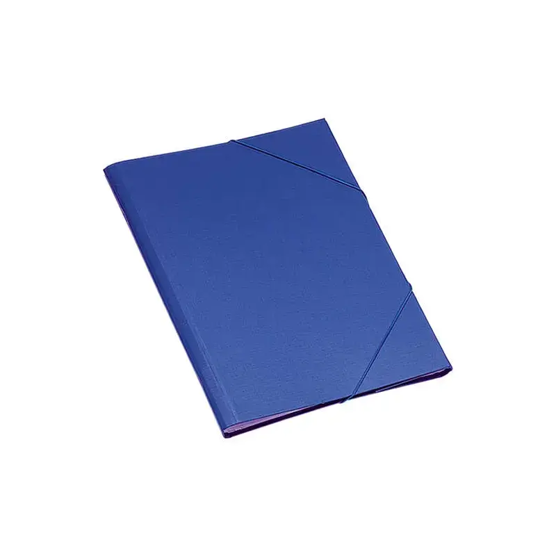 Dohe Carpeta Clasificadora 12 Departamentos - Formato Folio - Carton Plastificado - Cierre con Gomas - Color Azul | Ahorro Impri