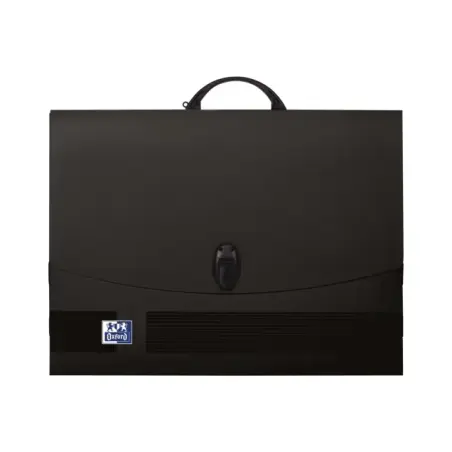 Oxford Carpeta de Dibujo A3 con Cierre y Asa Negra - Tamaño A3 - Cierre Seguro - Asa Resistente - Diseño Elegante | Ahorro Impri