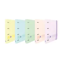 Oxford Ebind Oxfl&G Cuaderno A5+ Tapa Pastel+R5 Puntos Pastel - Papel de Alta Calidad - Tamaño A5+ - Tapa Resistente - Diseño de