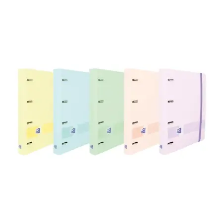 Oxford Ebind Oxfl&G Cuaderno A5+ Tapa Pastel+R5 Puntos Pastel - Papel de Alta Calidad - Tamaño A5+ - Tapa Resistente - Diseño de