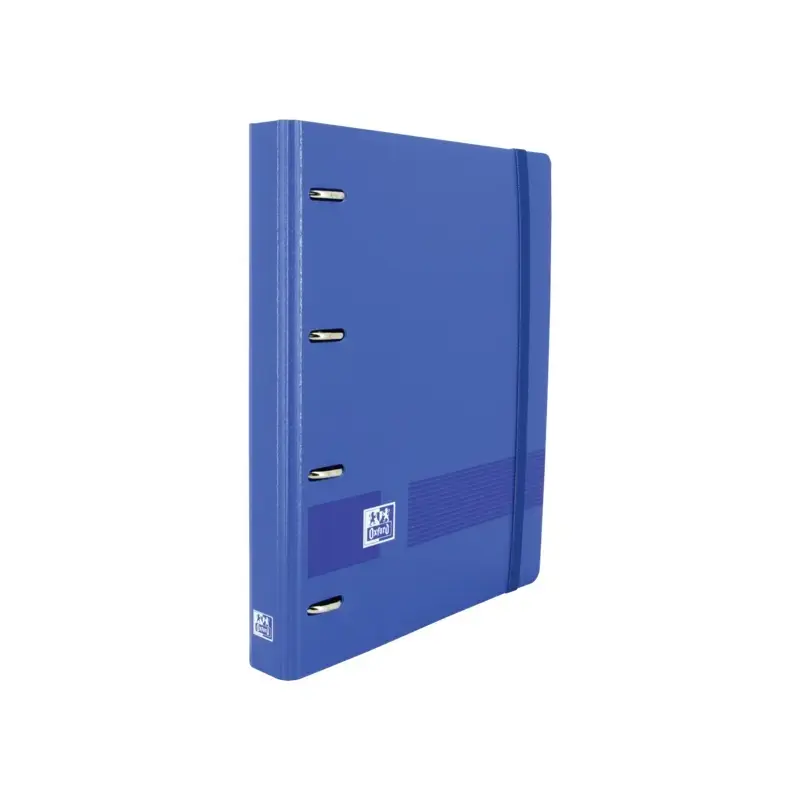 Oxford Live & Go A4+ Polyfoam Europeanbinder - Lomo de 45mm - Anillas de 4Dx35mm - Incluye Recambio 5x5 - Color Azul Marino | Ah