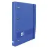 Oxford Live & Go A4+ Polyfoam Europeanbinder - Lomo de 45mm - Anillas de 4Dx35mm - Incluye Recambio 5x5 - Color Azul Marino | Ah