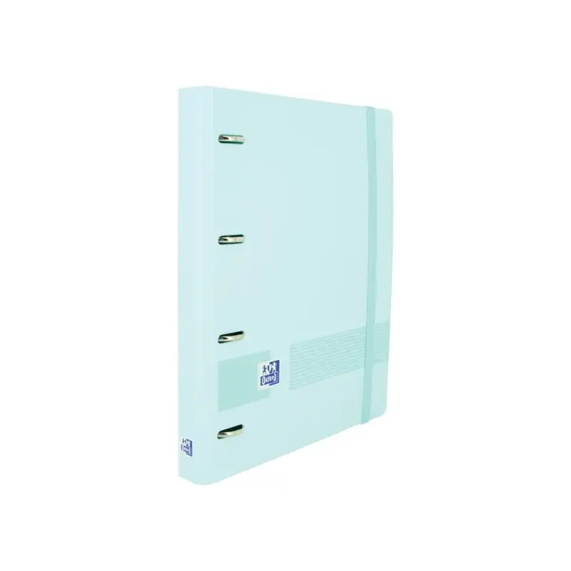 Oxford Live & Go A4+ Polyfoam Europeanbinder - Lomo de 45mm - Anillas de 4Dx35mm - Incluye Recambio 5x5 - Color Azul Pastel | Ah
