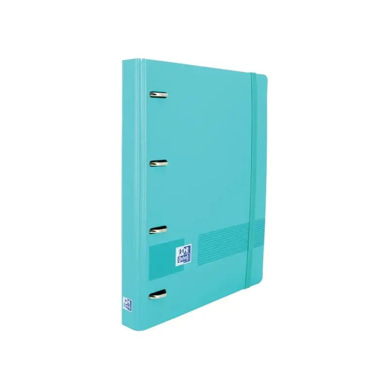 Oxford Live & Go A4+ Polyfoam Europeanbinder - Lomo de 45mm - Anillas de 4Dx35mm - Recambio 5x5 - Color Turquesa | Ahorro Imprim