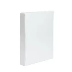 Pardo Carpeta Canguro A4 2 Anillas 50mm - Bolsa en Lomo y Portada - Color Blanco | Ahorro Imprimiendo