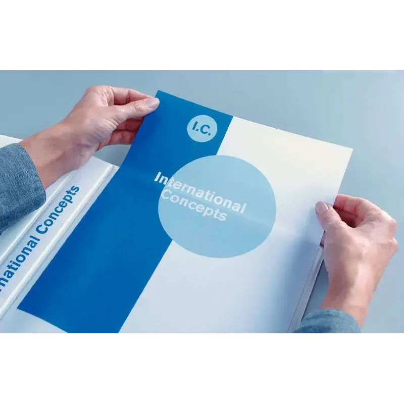 Esselte Carpeta Canguro con 4 Anillas de 16mm - Formato A4 - 2 Bolsillos Exteriores - Certificado FSC - Color Blanco | Ahorro Im