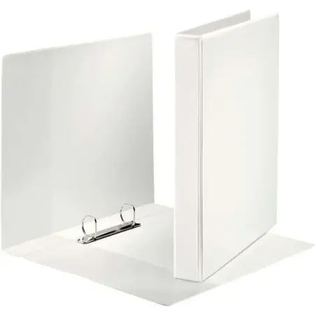 Esselte Canguro Plus Carpeta de Anillas - Formato A4 - Capacidad para 230 Hojas - 2 Anillas de 25mm - Color Blanco | Ahorro Impr