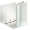 Esselte Carpeta Canguro con 4 Anillas Mixtas de 40mm - Formato A4 - 2 Bolsillos Exteriores - Certificado FSC - Color Blanco | Ah