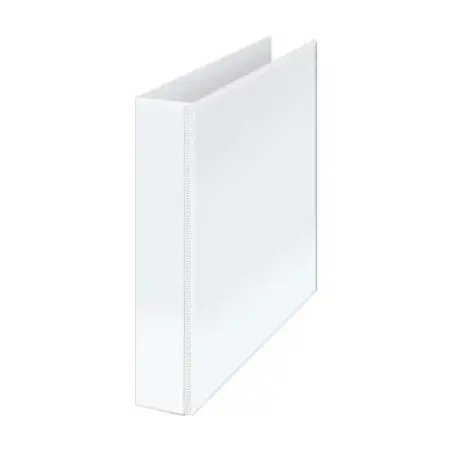 Dohe Carpeta Canguro Basic A4 - 4 Anillas Mixtas 40mm - Bolsa en Lomo y Portada - Carton Forrado - Color Blanco | Ahorro Imprimi