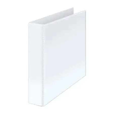 Dohe Carpeta Canguro Basic A4 - 4 Anillas Mixtas 55mm - Bolsa en Lomo y Portada - Carton Forrado - Color Blanco | Ahorro Imprimi