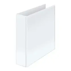 Dohe Carpeta Canguro Basic A4 - 2 Anillas Mixtas 65mm - Bolsa en Lomo y Portada - Carton Forrado - Color Blanco | Ahorro Imprimi