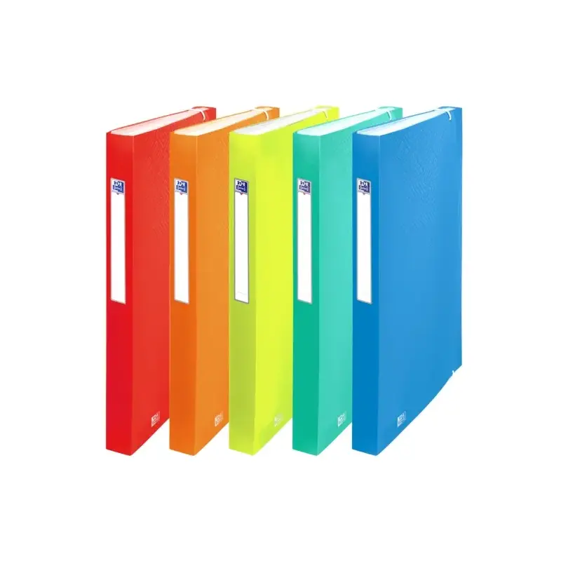 Oxford Urban A4+ Clasificador de 12 Posiciones - Tapa de Plastico Translucido - Ideal para Organizar Documentos - Colores Surtid