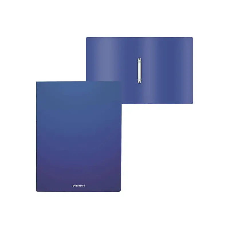 Erichkrause Matt Classic Carpetas de 2 Anillas 24mm - Tamaño A4 - Color Azul | Ahorro Imprimiendo