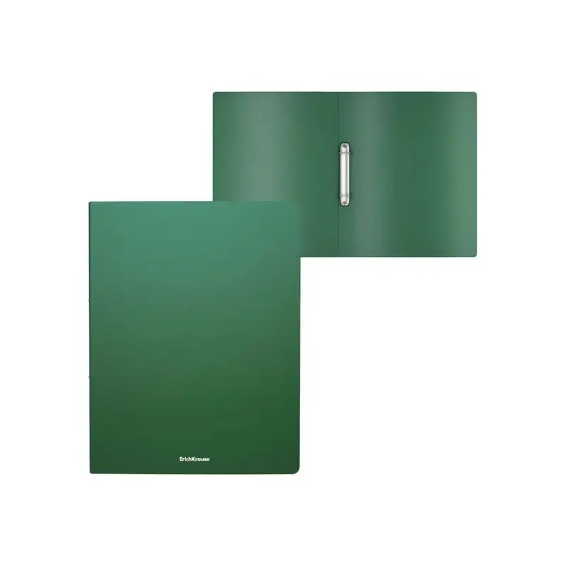 Erichkrause Carpetas Anillas Matt Classic - 2 Anillas de 24mm - Tamaño A4 - Color Verde | Ahorro Imprimiendo