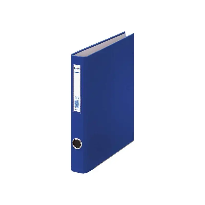 Dohe Carpeta de 2 Anillas Mixtas 25mm - Tamaño Folio - Medidas 285x350x45mm - Ollao y Tarjetero en Lomo - Carton Forrado con Pol