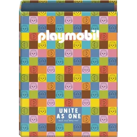 Dohe Playmobil Unite as One Carpeta de 4 Anillas Mixtas de 40mm - Formato Folio - Cubierta en Carton Forrado Plastificado | Ahor