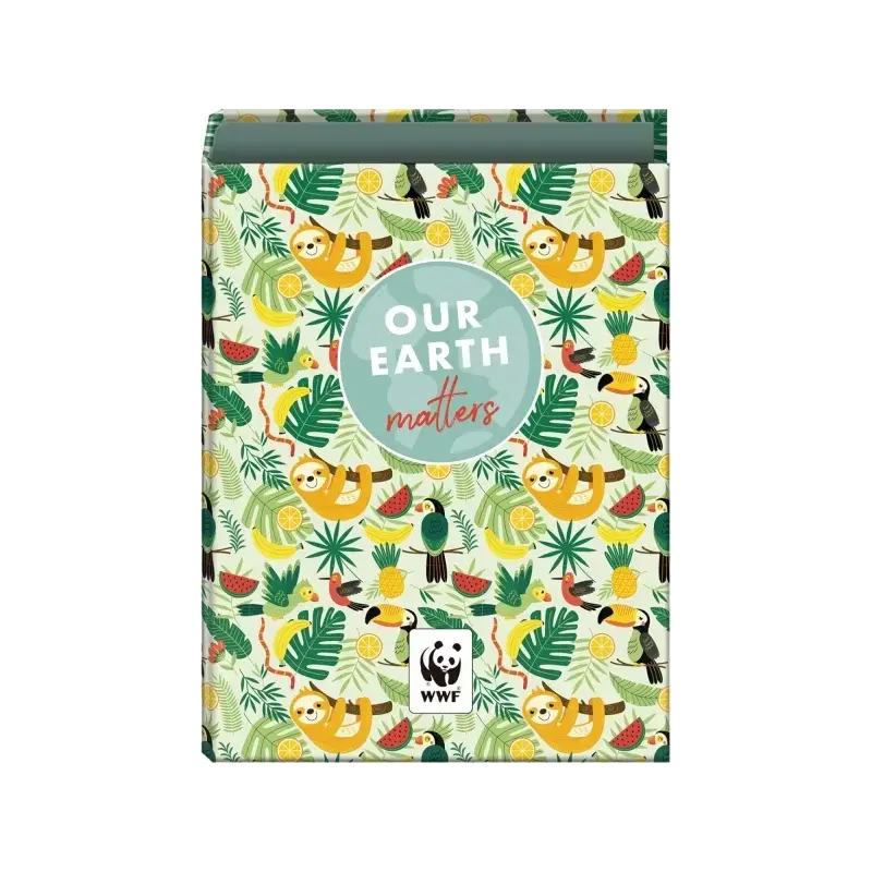 Dohe WWF Tropic Carpeta de 4 Anillas Mixtas de 40mm - Formato Folio - Cubierta en Carton Forrado Plastificado | Ahorro Imprimien