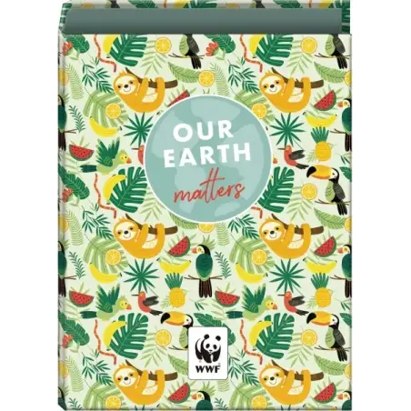 Dohe WWF Tropic Carpeta de 4 Anillas Mixtas de 40mm - Formato Folio - Cubierta en Carton Forrado Plastificado | Ahorro Imprimien