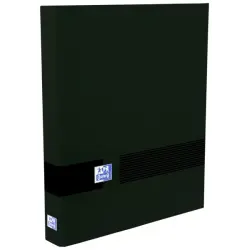 Oxford & You A4+ Carpeta de 4 Anillas D 40mm - Tamaño A4+ - Capacidad para 450 Hojas - Tapa Extradura - Lomo de 60mm - Color Neg