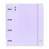 Safta Carpeta de 4 Anillas - PP Foam - Anillas de 35mm - Incluye 100 Hojas A4 - 27x32x4cm - Color Lavanda | Ahorro Imprimiendo