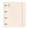Safta Carpeta de 4 Anillas - PP Foam - Anillas de 35mm - Incluye 100 Hojas A4 - 27x32x4cm - Color Beige | Ahorro Imprimiendo