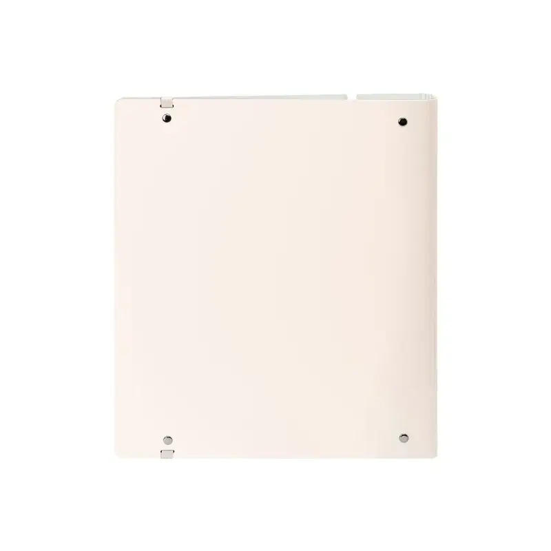 Safta Carpeta de 4 Anillas - PP Foam - Anillas de 35mm - Incluye 100 Hojas A4 - 27x32x4cm - Color Beige | Ahorro Imprimiendo