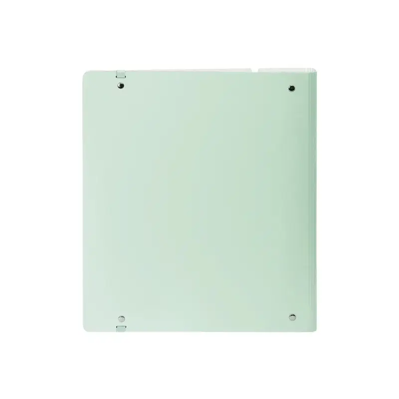 Safta Carpeta de 4 Anillas - PP Foam - Anillas de 35mm - Incluye 100 Hojas A4 - 27x32x4cm - Color Verde Pastel | Ahorro Imprimie