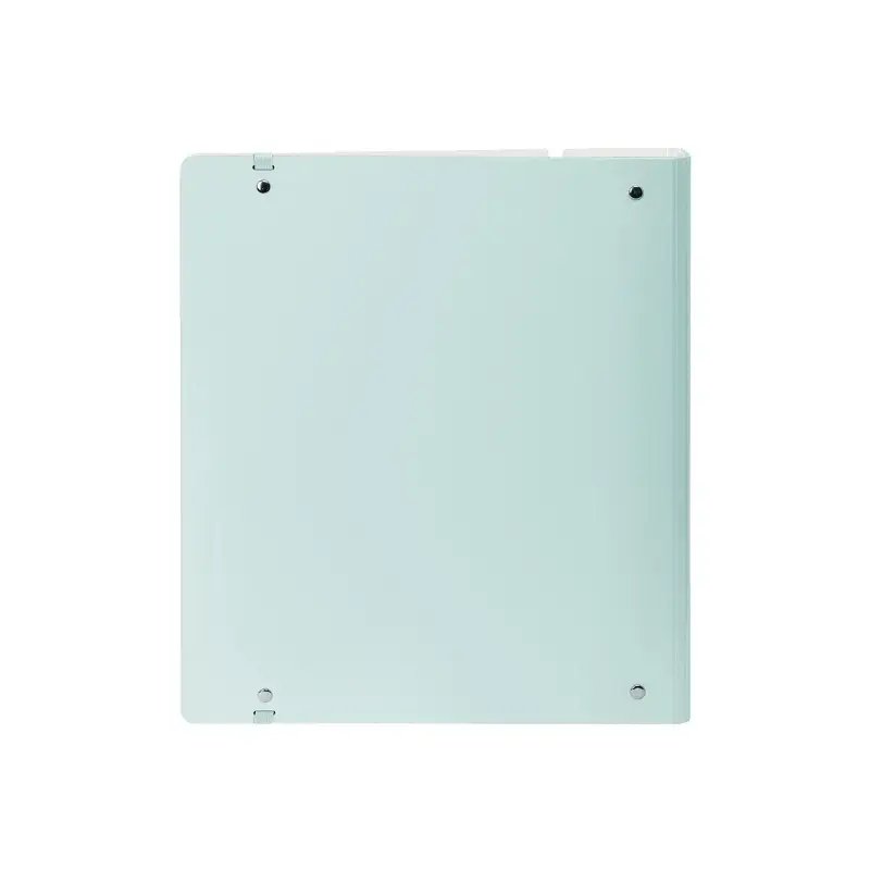 Safta Carpeta de 4 Anillas - PP Foam - Anillas de 35mm - Incluye 100 Hojas A4 - 27x32x4cm - Color Azul Claro | Ahorro Imprimiend