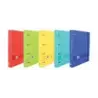 Oxford Europeanbinder Live & Go Carpeta de 4 Anillas Formato A4+ con Recambio Cuadriculado 5x5mm y 4 Taladros - Tapa de Plastico