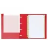 Oxford Europeanbinder Live & Go Carpeta de 4 Anillas Formato A4+ con Recambio Cuadriculado 5x5mm y 4 Taladros - Tapa de Plastico