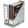 Fellowes Bankers Box Revistero A4 80mm - Montaje Manual - Carton Reciclado Certificacion FSC - Color Gris | Ahorro Imprimiendo