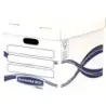 Fellowes Bankers Box Basic Contenedor de Archivos - Montaje Manual - Carton Reciclado Certificacion FSC | Ahorro Imprimiendo