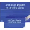 Mariola Pack de 100 Fichas Rayadas Nº2 para Fichero - Medidas 125x75mm - Color Blanco | Ahorro Imprimiendo