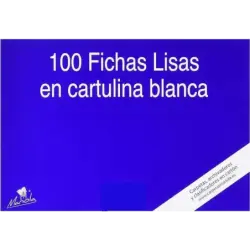 Mariola Pack de 100 Fichas Lisas Nº3 para Fichero - Medidas 150x100mm - Color Blanco | Ahorro Imprimiendo