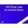 Mariola Pack de 100 Fichas Lisas Nº3 para Fichero - Medidas 150x100mm - Color Blanco | Ahorro Imprimiendo