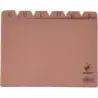 Mariola Indice A-Z Nº5 para Fichero - Medidas 215x160mm - Color Marron | Ahorro Imprimiendo
