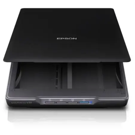 Epson Perfection V39II Escaner Fotografico y de Documentos 4800ppp - Alimentacion y Conectividad por USB - Fabricado con un 30%