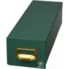 Mariola Fichero Carton Forrado en Geltex Nº4 para 1000 Fichas - Medidas 220x155x350mm - Resistente y Duradero - Color Verde | Ah